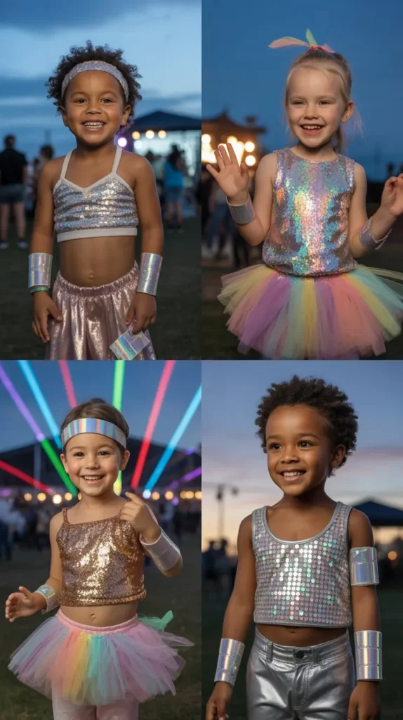  Glitter and Sequin Festival Outfit