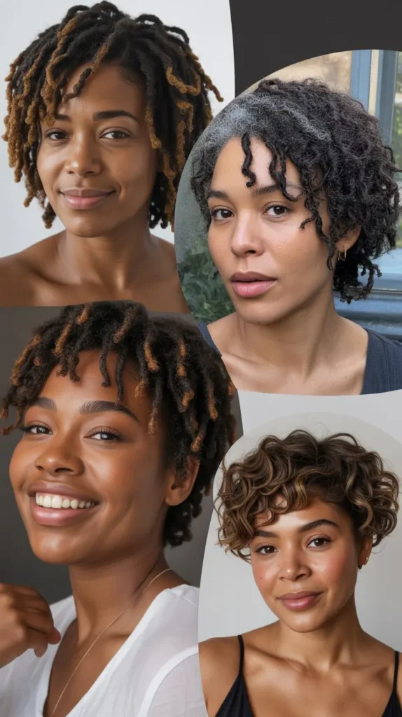 Messy Short Locs