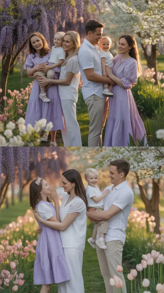 Lavender and White Spring Outfit Inspiration