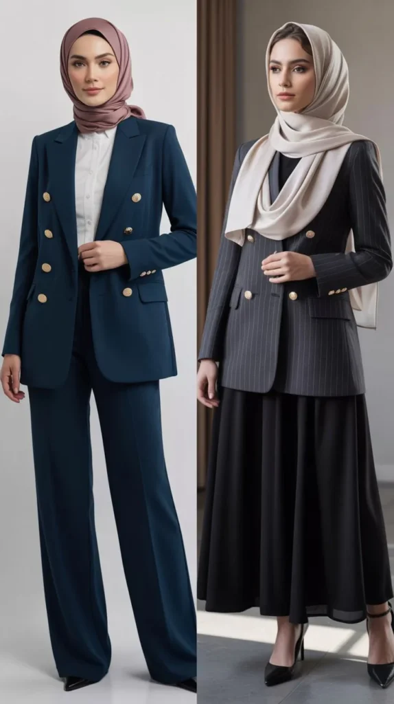  Statement Blazer With Neutral Basics