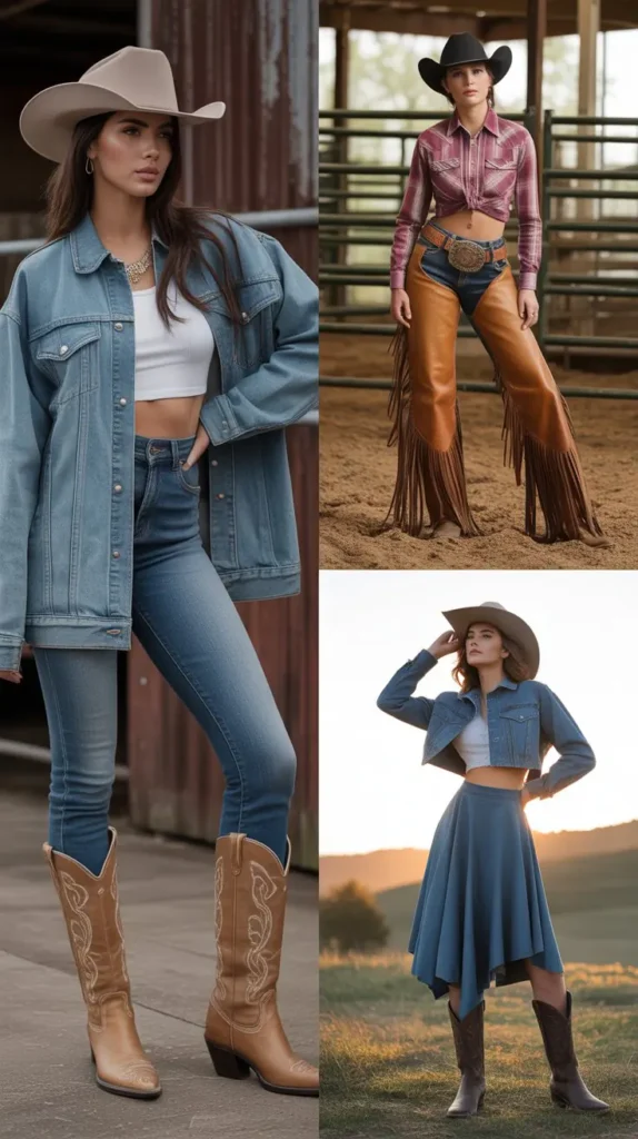 Oversized Denim Jacket Look