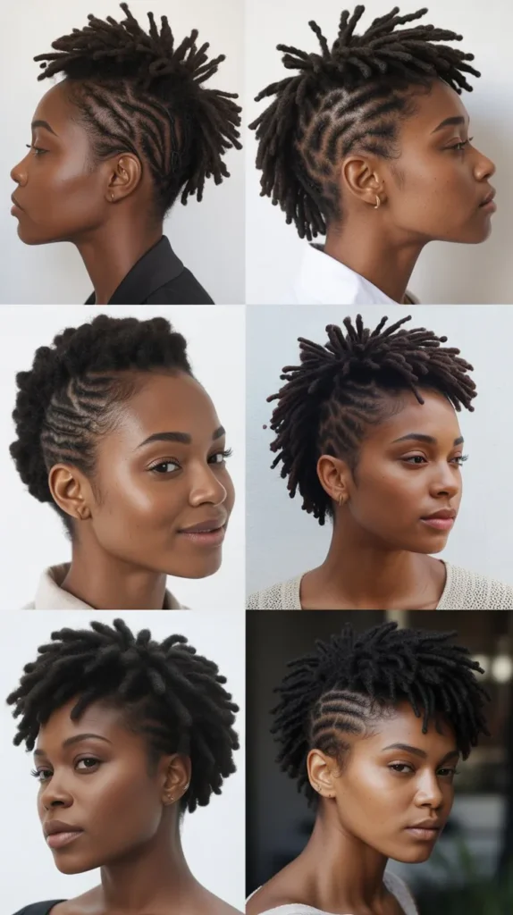 . Mohawk Short Locs