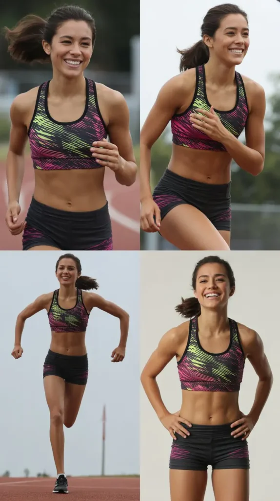 Graphic Sports Bra & Shorts