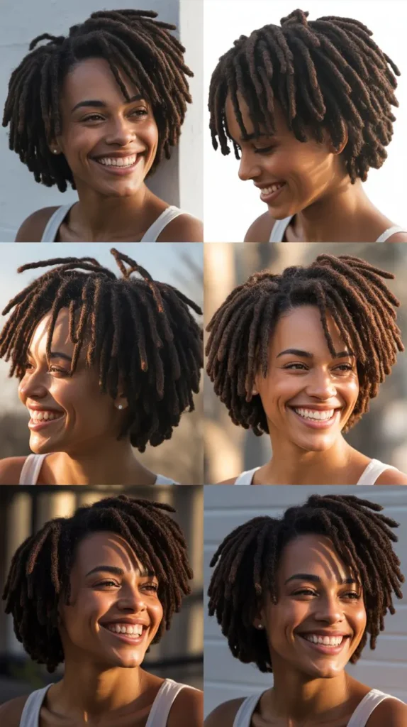 The Rounded Afro Loc Shape