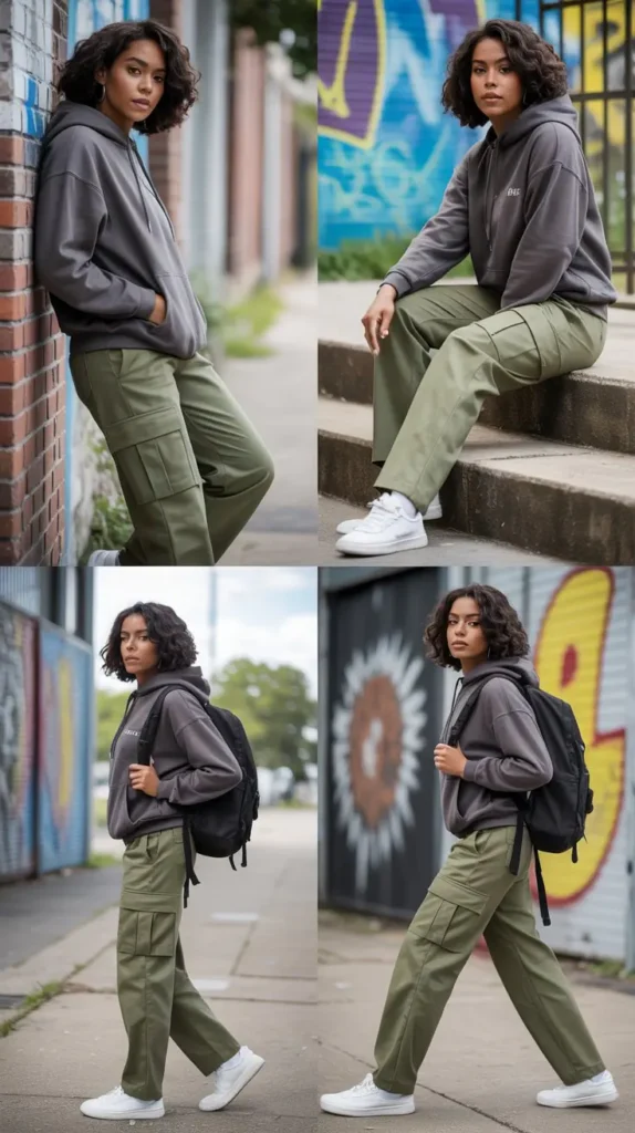 Hoodie with Cargo Pants
