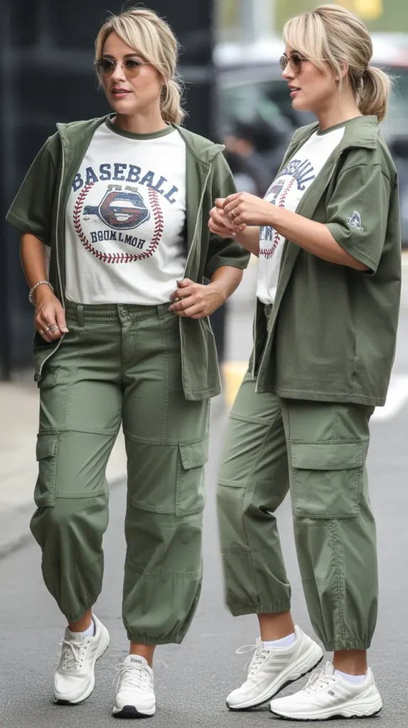 Graphic Tee and Cargo Pants Style