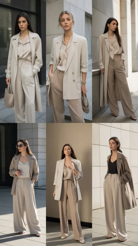Monochrome Beige Outfit