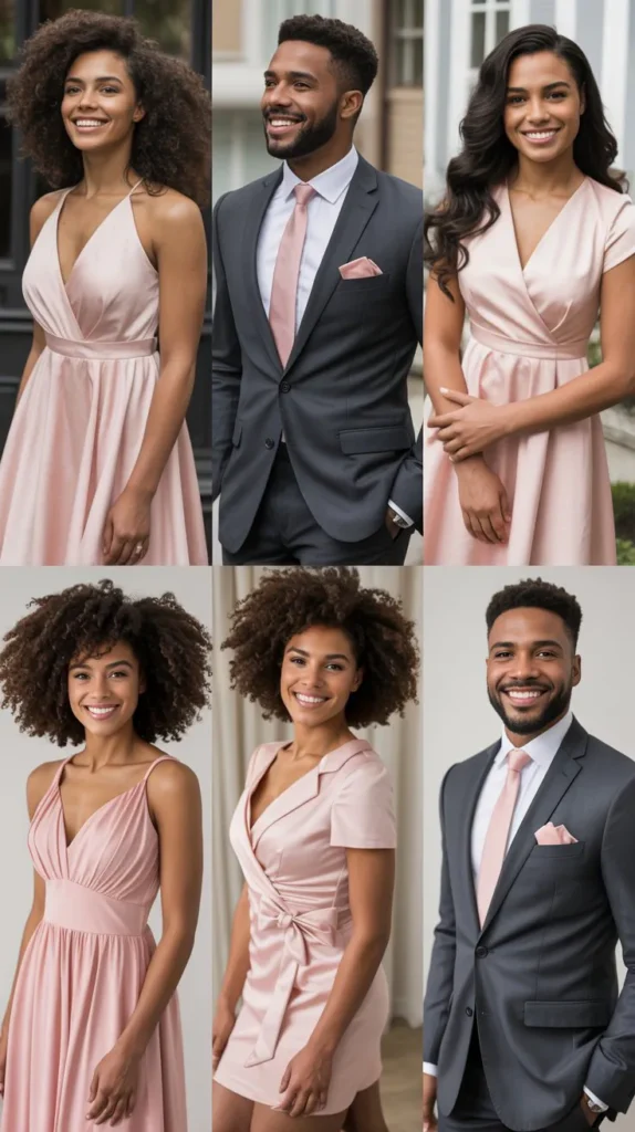 Coordinated Pink Family Easter Looks