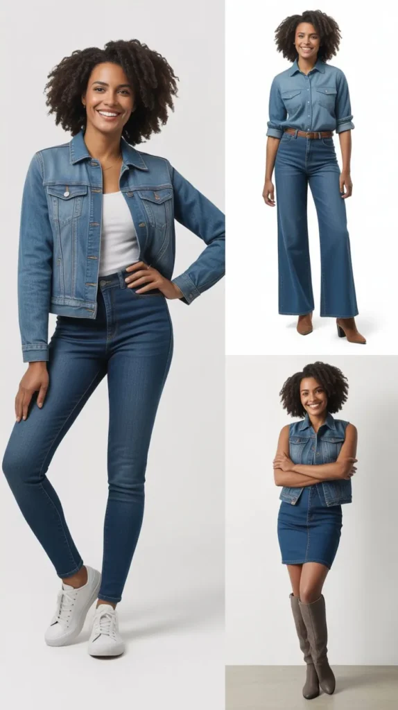 Denim-on-Denim Look