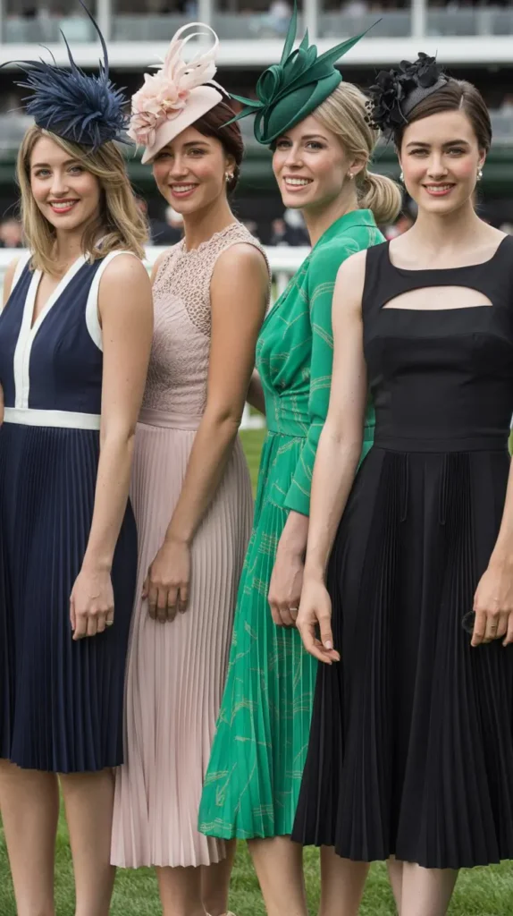 Modern Pleated Dress Outfit