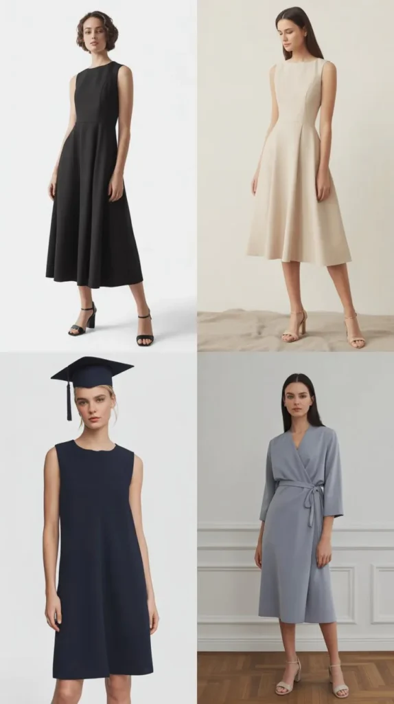 Minimalist Graduation Dress
