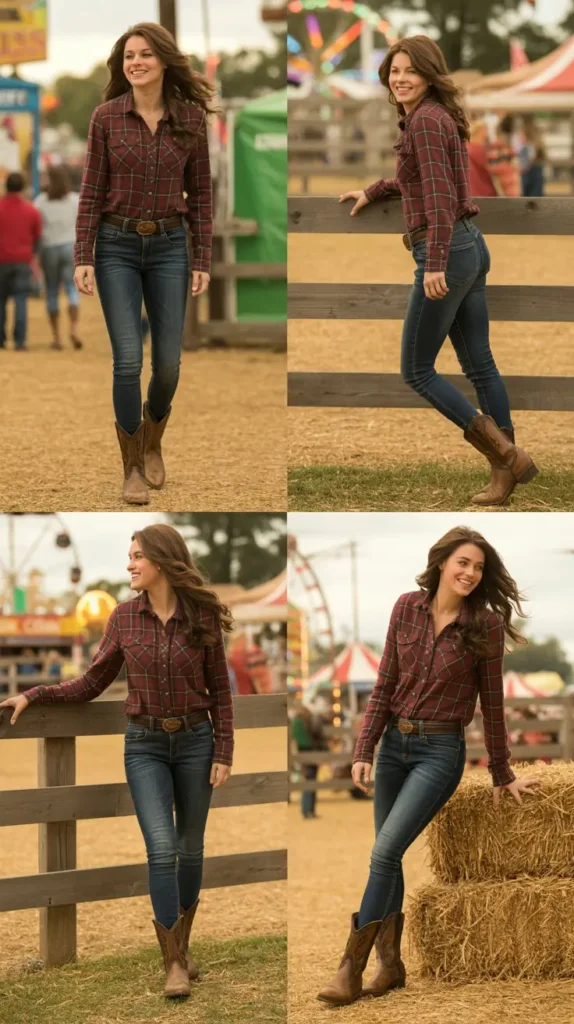 Plaid Shirt With Skinny Jeans