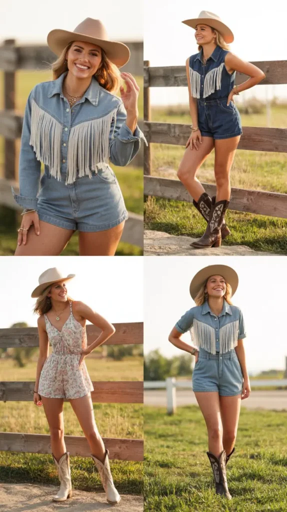 Country-Inspired Romper