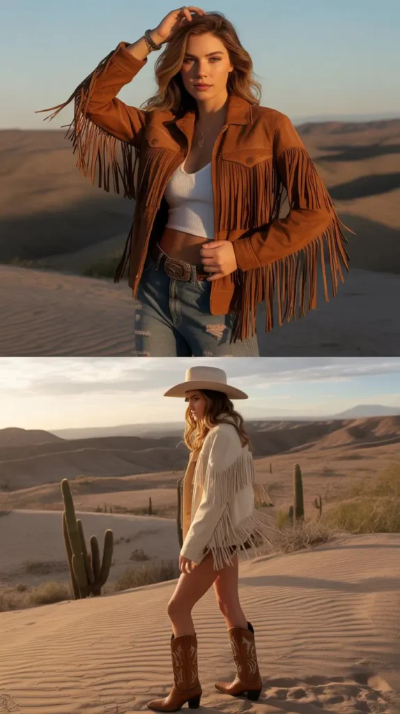 Fringe Jacket Rodeo Outfit