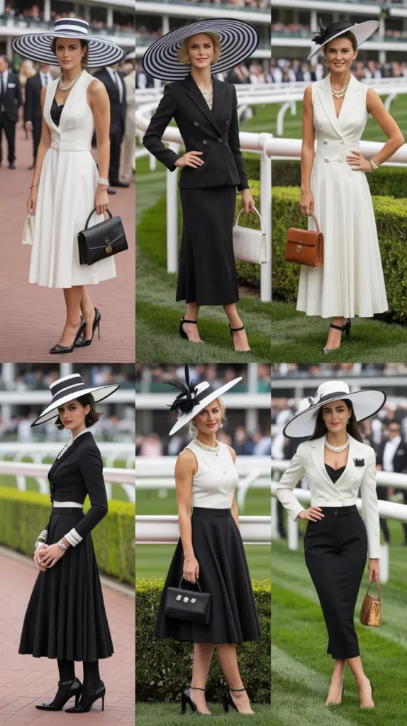 Sophisticated Black and White Ensemble
