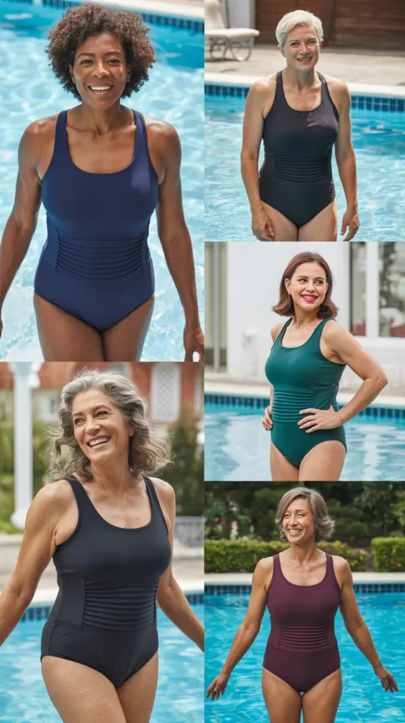 Athletic Tummy-Control Swimsuits