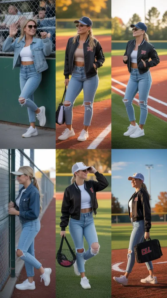 Cropped Jacket and High-Waisted Jeans