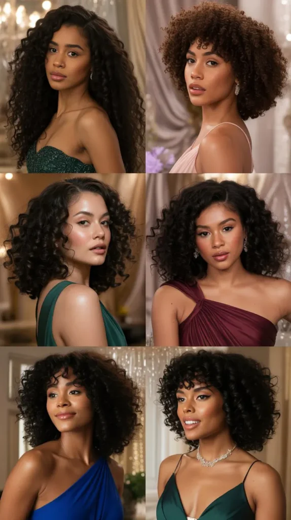 Voluminous Afro Curls