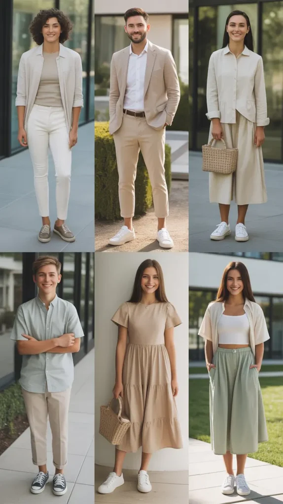 Minimalist Spring Family Fashion