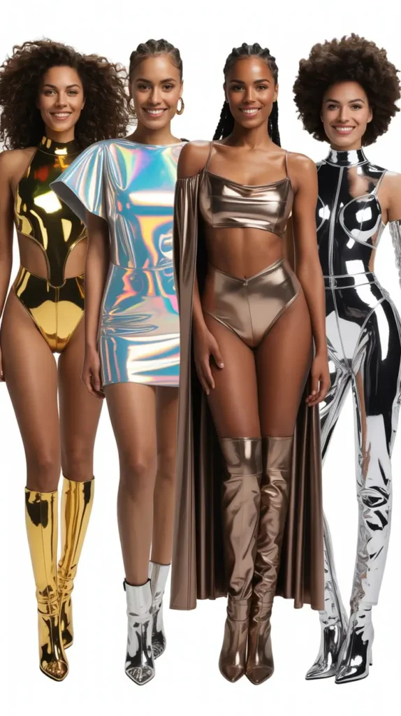  Metallic Party Outfit
