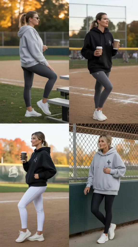 Monochrome Athleisure Look