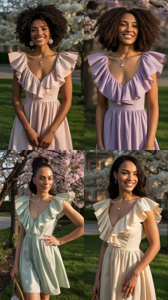 Ruffled Dress Easter Style