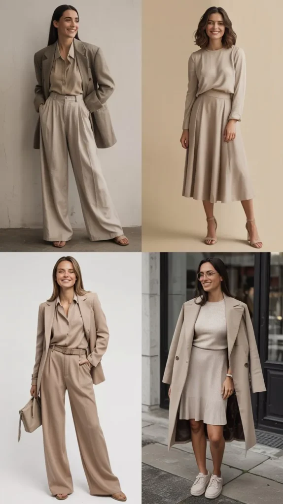 Monochrome Beige Outfit