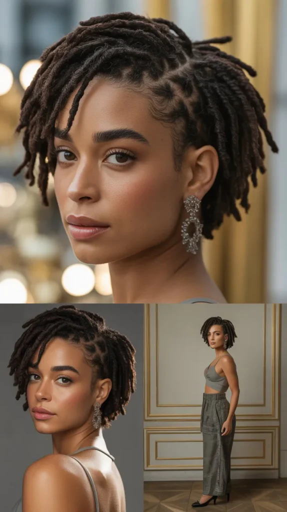  Twisted Updo with Baby Hairs