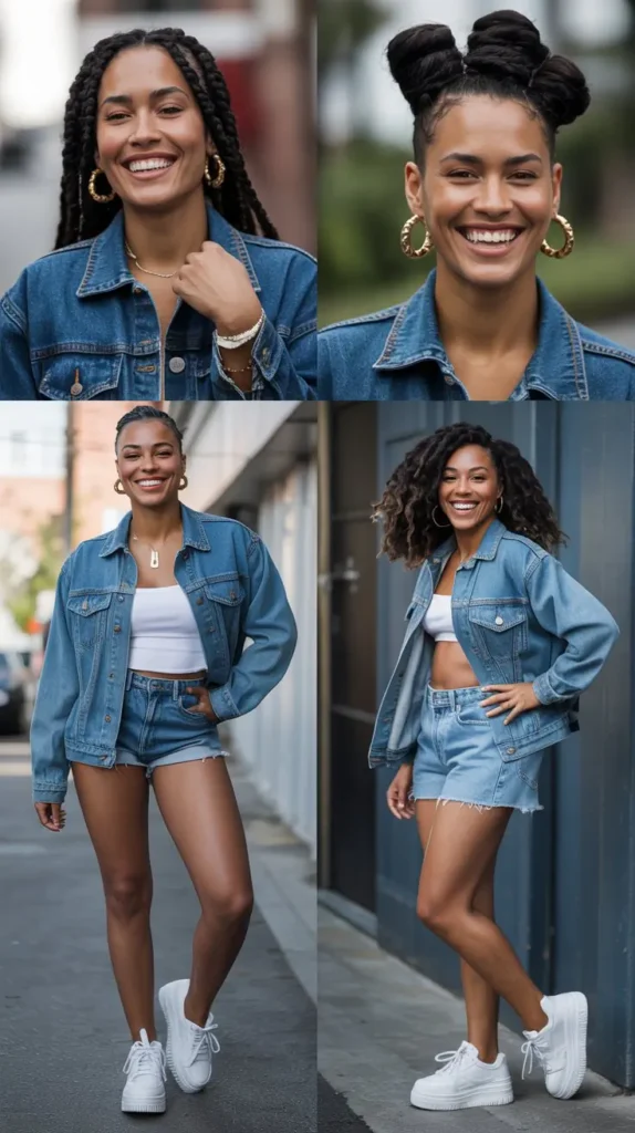 Denim-on-Denim Look
