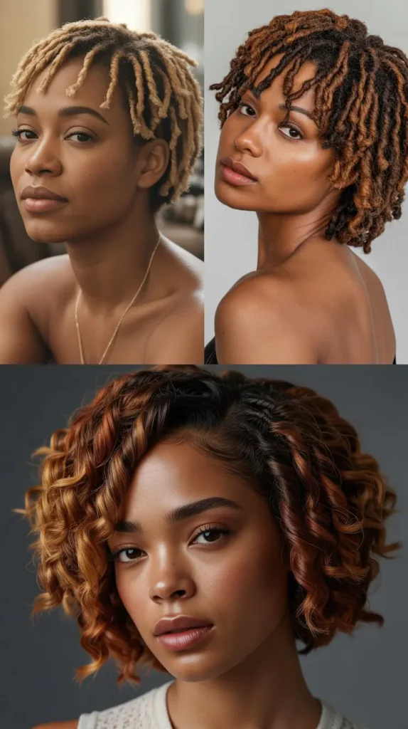 Locs with Highlights