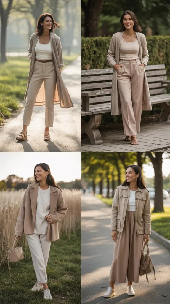 Monochrome Beige Outfit