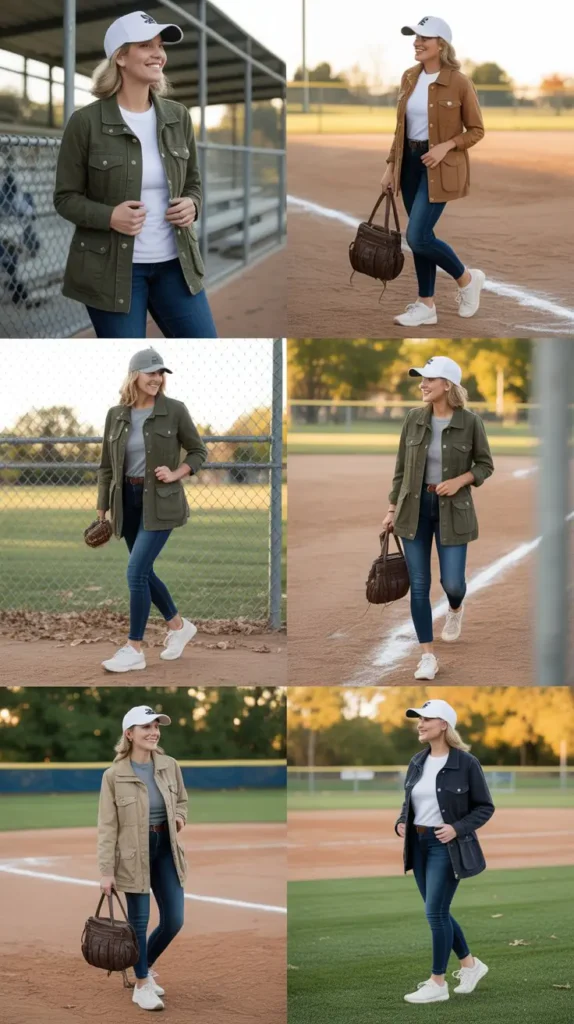 Utility Jacket With Casual Denim