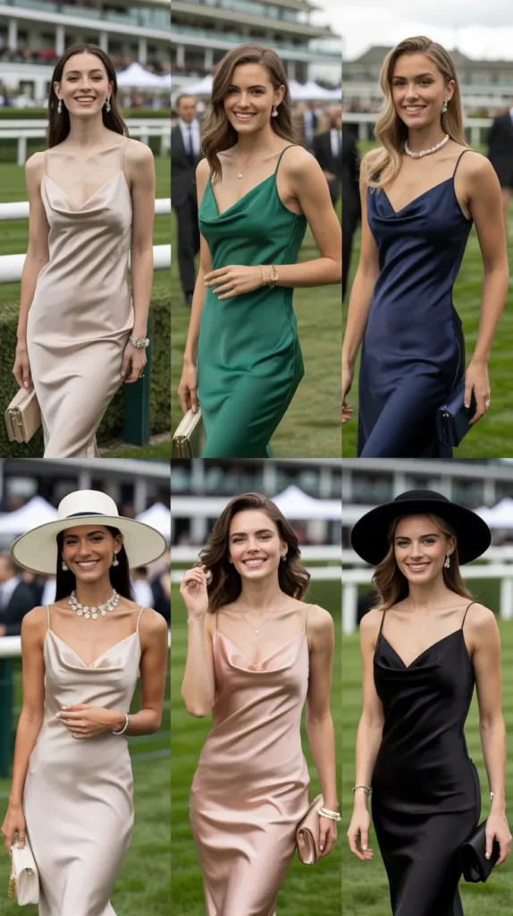 10. Sleek Satin Slip Dress
