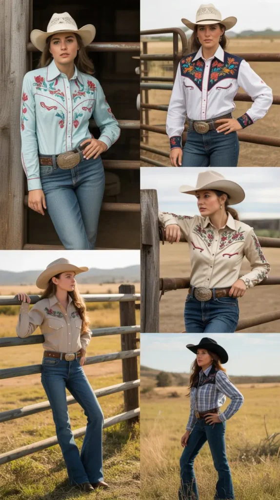 Embroidered Western Outfit