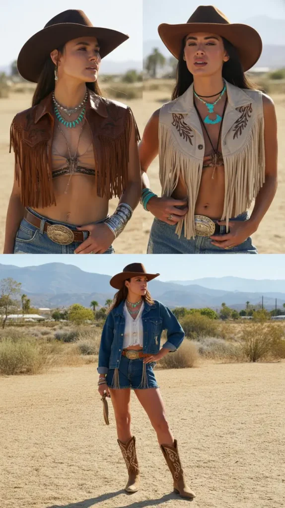 Western-Inspired Cowgirl Look