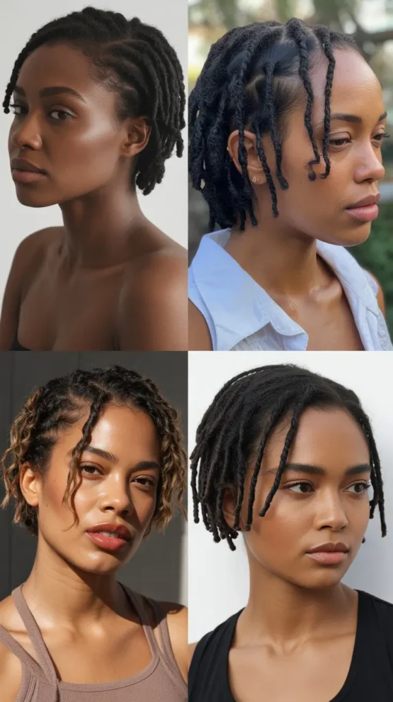  Side-Parted Locs