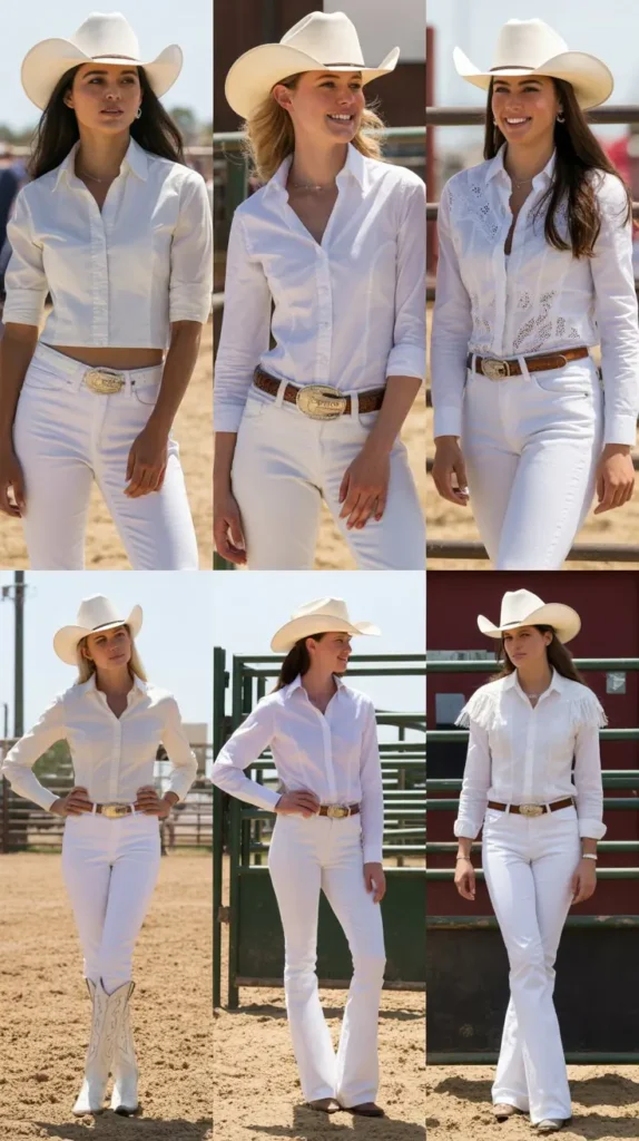White Western Outfit