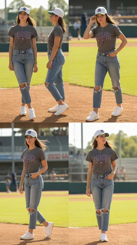 Classic Jeans and Team Tee Outfit