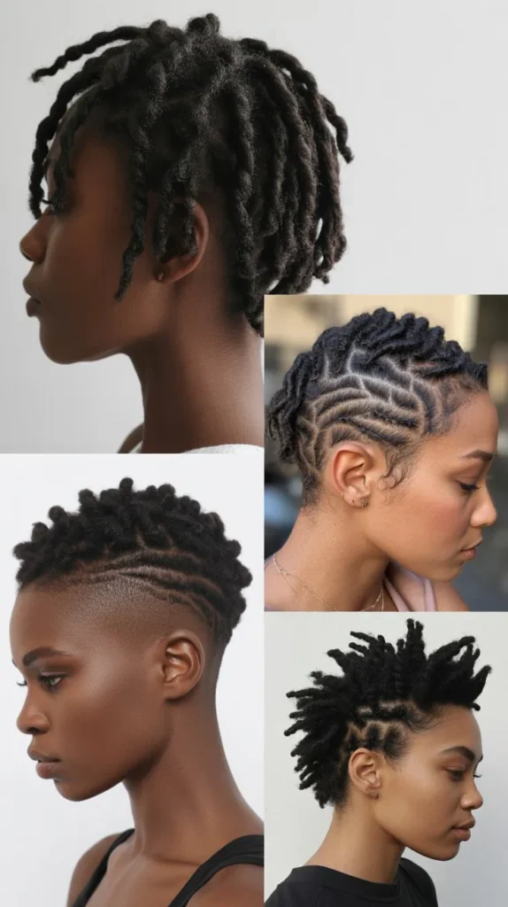  Locs with Undercut