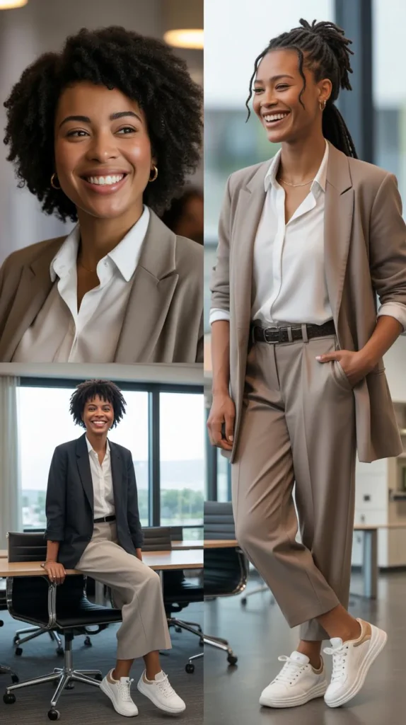 Monochrome Black Smart Casual Look