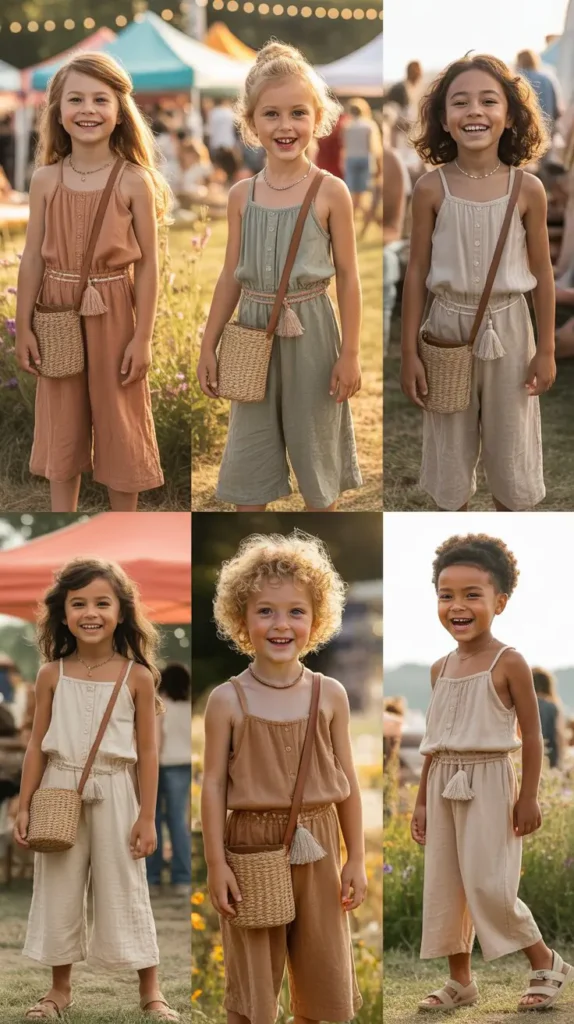 Bohemian Jumpsuit With Tassel Belt