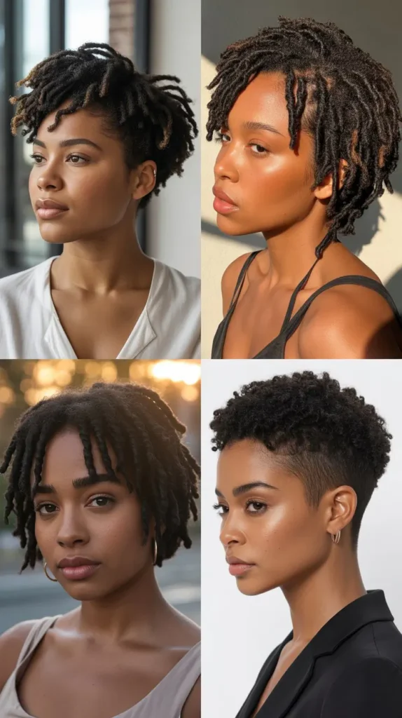 Loc Pixie Cut
