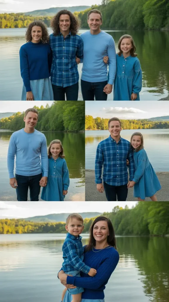Soft Blue Family Look