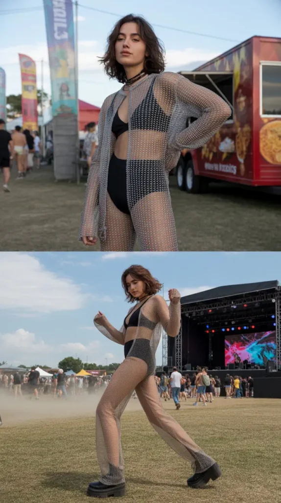 Mesh Street Style