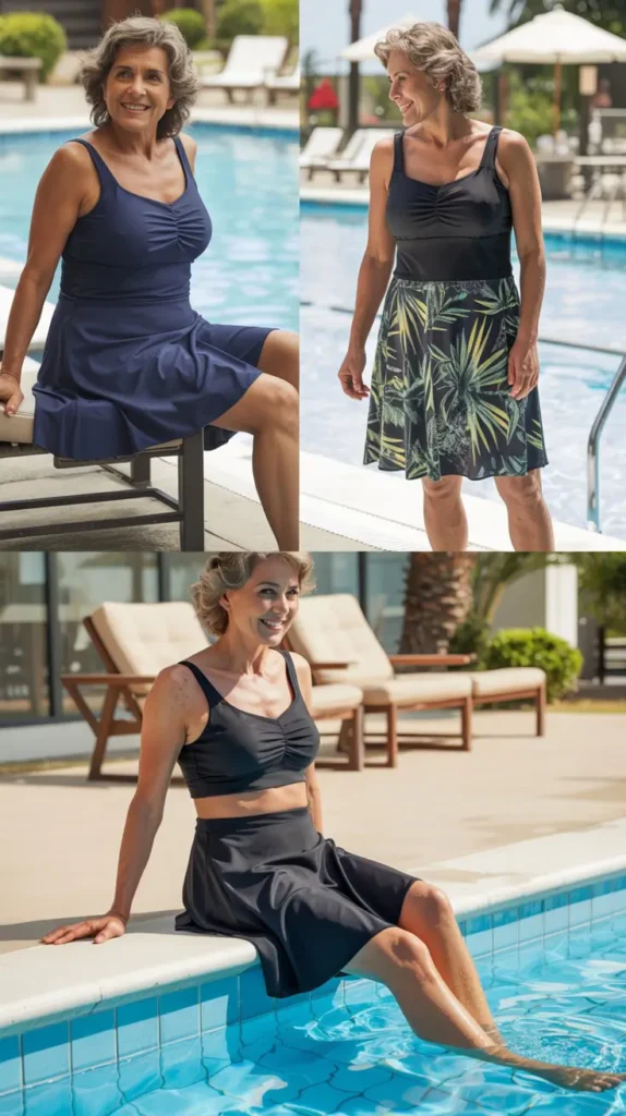 Skirted Bottom Swimsuits