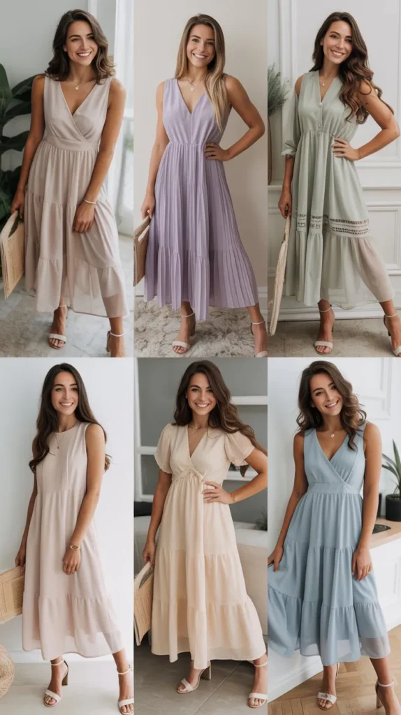 Tiered Graduation Dress