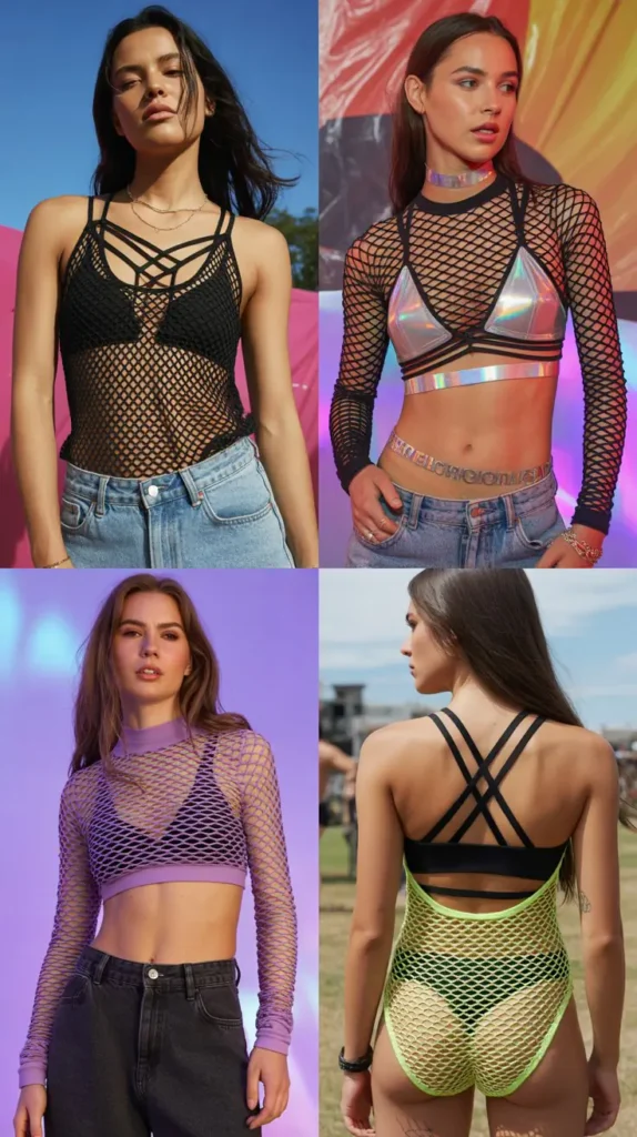 Mesh Top with Bralette