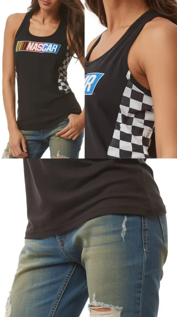 Tank Top with Distressed Jeans