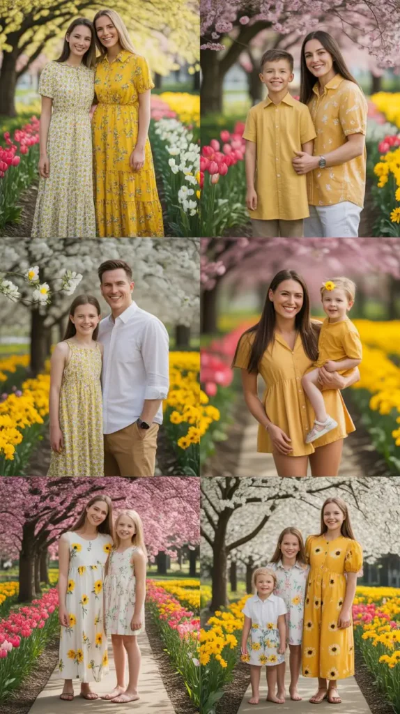 Floral Yellow Easter Styles