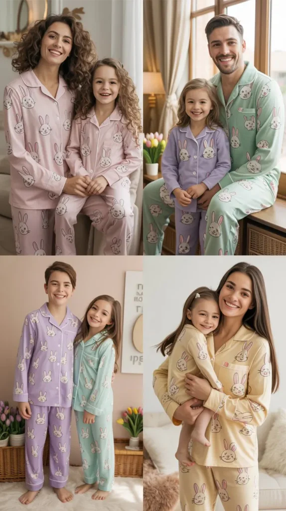Coordinated Easter Pajama Trends